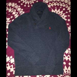 Polo sweater with buttons